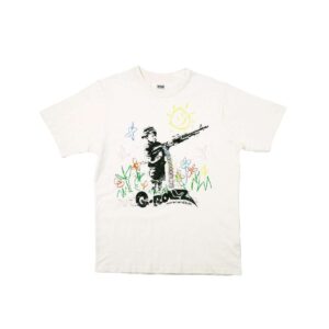 G-Rollz Banksy's Graffiti 'Child Soldier' - White T-Shirt