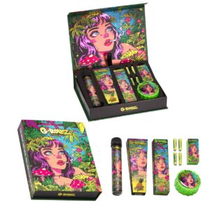 G-Rollz Mystikal Maze Gift Box XS showing complete rolling accessory set.