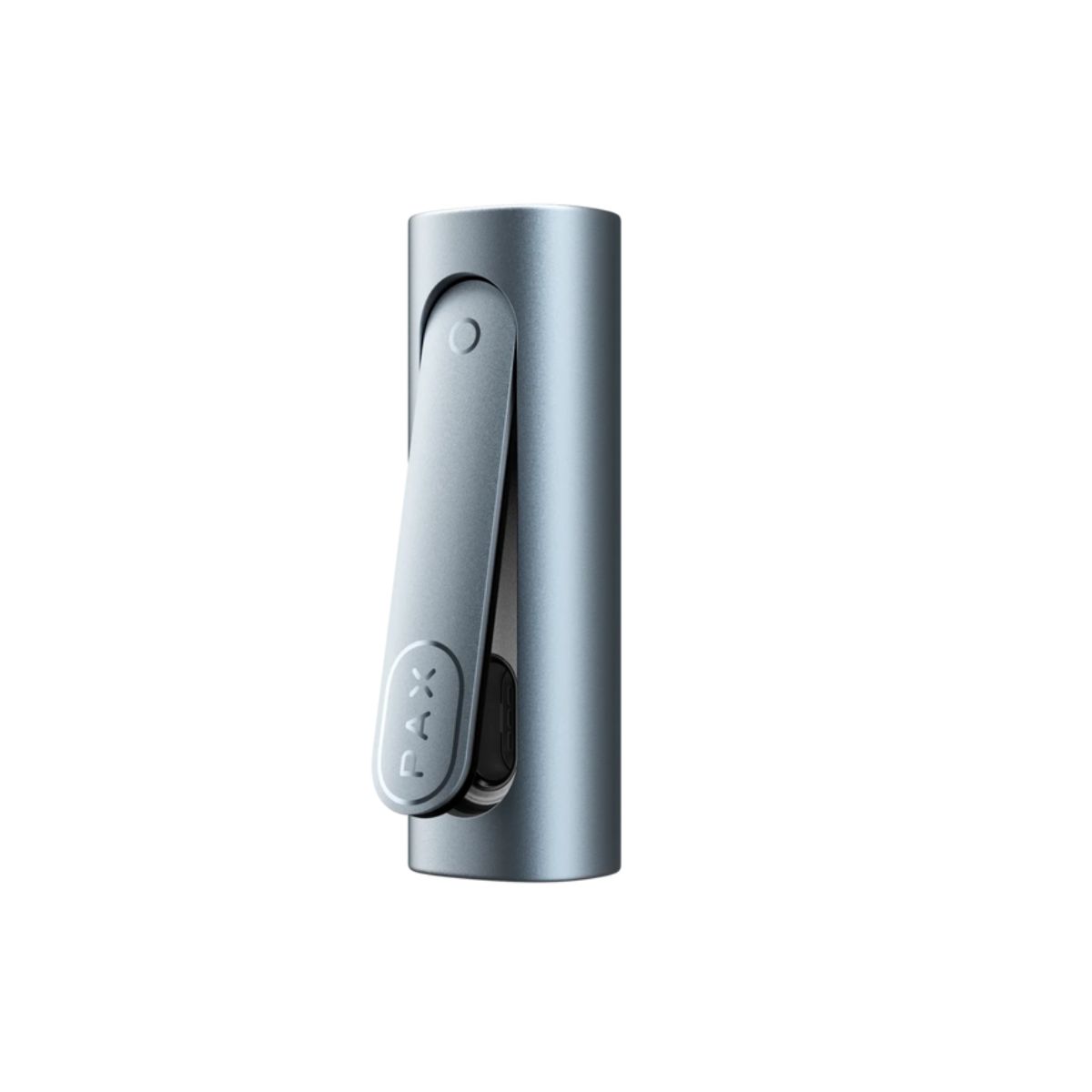 Side angle showing the sleek anodized aluminum finish of the PAX Flow