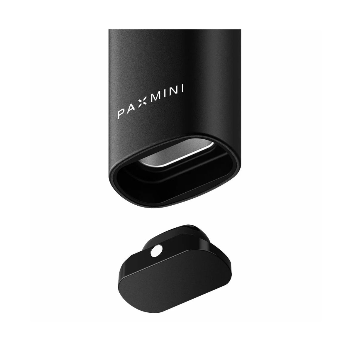 PAX Mini vaporizer resting on its magnetic USB charging dock