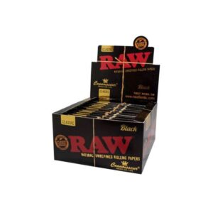 Bulk supply of RAW Black Connoisseur King Size Slim for retail or professional use.