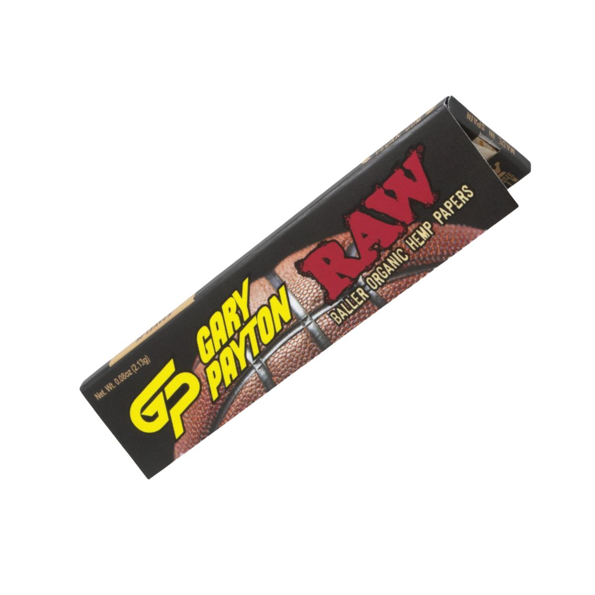 Front cover of RAW x Gary Payton King Size Baller Papers booklet featuring exclusive basketball-inspired artwork.
