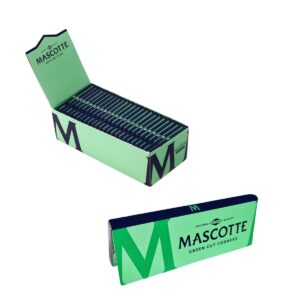 Mascotte Green Cut Corners Regular Rolling Papers